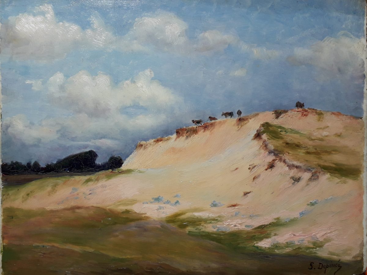 depince suzanne dune du pouldu vaches