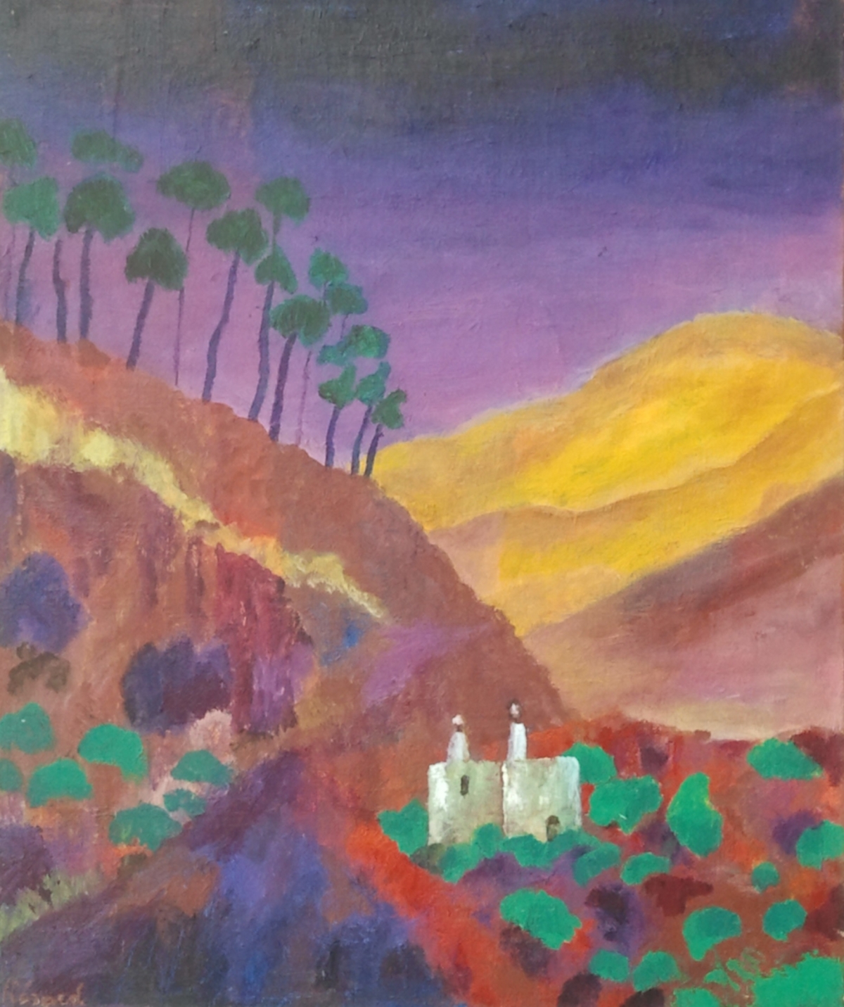 Abbé Maurice Herard Paesaggio Istmo Rosso Aden